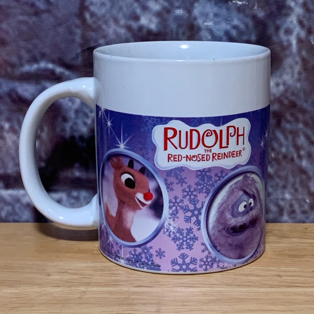 Rudolph The Red Nose Reindeer Christmas Mug Cup By Sherwood 2006